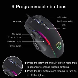 Motospeed V90 Gaming Mouse 5