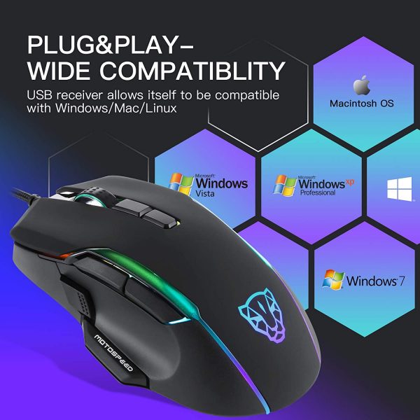 Motospeed V90 Gaming Mouse 8