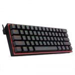 Redragon K617 FIZZ 60% RGB Gaming Mechanical Keyboard – Linear Red Switches | Black - Image 2