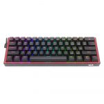 Redragon K617 FIZZ 60% RGB Gaming Mechanical Keyboard – Linear Red Switches | Black - Image 3