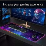 GALAXY RGB XL Gaming Mouse Pad, For Mouse & Keyboard Mat | (80*30cm) - Image 2