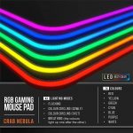 GALAXY RGB XL Gaming Mouse Pad, For Mouse & Keyboard Mat | (80*30cm) - Image 7
