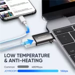 JOYROOM S-H151 OTG Type-C male to USB 3.0 female Adapter OTG Wide Compatibility - Image 5