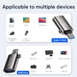 JOYROOM S-H151 OTG Type-C male to USB 3.0 female Adapter OTG Wide Compatibility - Image 7