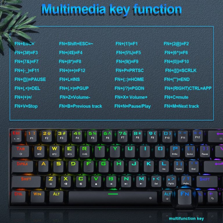 REDRAGON K627P ZED PRO 75 RGB Keyboard NEXTmart Store