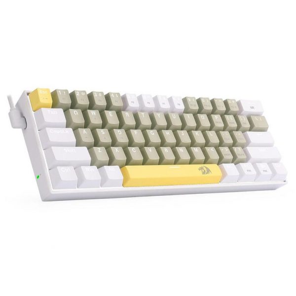 Redragon K606 Lakshmi Gaming Keyboard Yellow Gray White Brown4