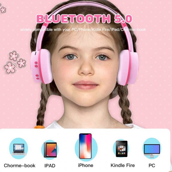 B19 85db Kids Bluetooth Headphones 1