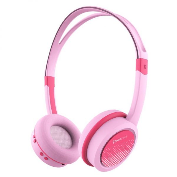 B19 Kids Bluetooth Headphones pink