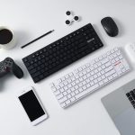 ⁦REDRAGON K539 ANUBIS 80% TKL Wireless / BT RGB Gaming Mechanical Keyboard - Low Profile Brown Switches | White⁩ - الصورة ⁦8⁩