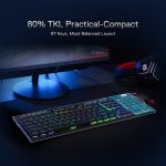 REDRAGON K622 HORUS TKL 80% RGB Gaming Mechanical Keyboard - Low Profile Red Switches | Black - Image 8
