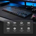 REDRAGON K622 HORUS TKL 80% RGB Gaming Mechanical Keyboard - Low Profile Red Switches | Black - Image 7