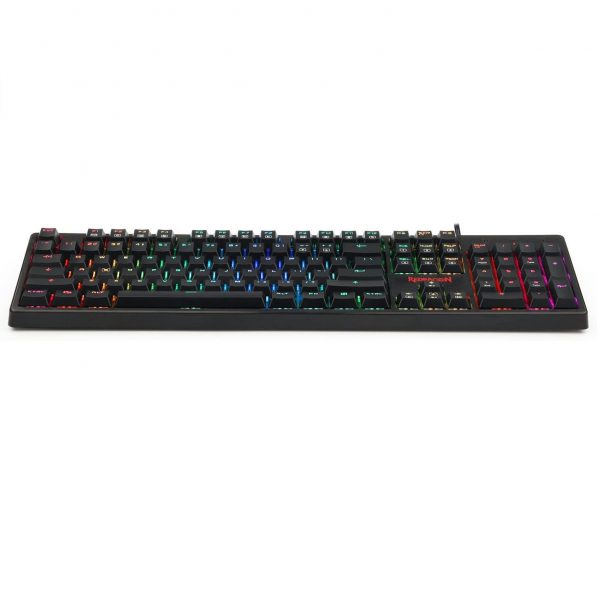 Redragon K578 Mechanical Gaming Keyboard Wired USB RGB LED Backlit 104 Keys Mechanical Gamers Keyboard for Computer PC Laptop Quiet Brown Switches 3