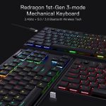 REDRAGON K621 HORUS 80% TKL Wireless / BT / Wired RGB Gaming Mechanical Keyboard - Low Profile Red Switches | Black - Image 3