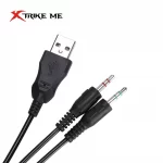XTRIKE ME GH-605 RGB Gaming Headset Stereo 3.5mm With Mic For Mobile / PC / PS4-5 / Xbox - Image 6