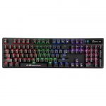 XTRIKE ME GK-980 Rainbow Full Mechanical Keyboard - Blue Switches | Black
