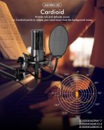 Yanmai X2 MICPRO 3.5mm Professional Condenser Microphone Studio Kit | Black - الصورة 4