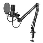 Yanmai X2 MICPRO 3.5mm Professional Condenser Microphone Studio Kit | Black