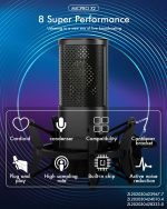 Yanmai X2 MICPRO 3.5mm Professional Condenser Microphone Studio Kit | Black - الصورة 3