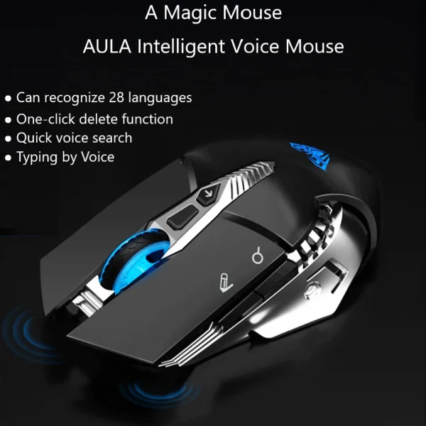 AULA SC200 Wireless Intelligent Voice Mouse 4