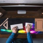 Colored Galaxy Gaming Mouse Pad - XL Size Anti Slip Base - Speed Edition | 70 X 30 cm - الصورة 7