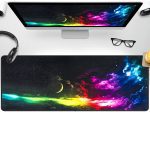 Colored Galaxy Gaming Mouse Pad - XL Size Anti Slip Base - Speed Edition | 70 X 30 cm - الصورة 2