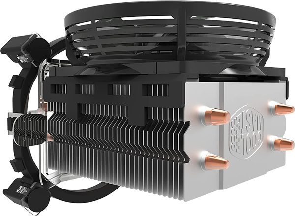 Cooler Master Hyper T20 Compact CPU Air Cooler 95mm Fan 2 Copper Direct Contact Heat Pipe for AMD Ryzen Intel LGA1200 1151 9