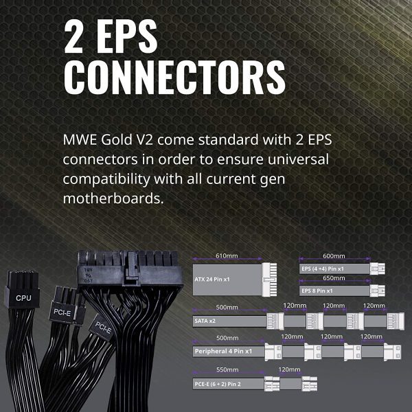 Cooler Master MWE Gold 650 V2 Full Modular 650W 80 Gold 6