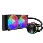 ⁦Cooler Master MasterLiquid PL240 FLUX - CPU Liquid Cooler - DUAL LOOP ARGB PUMP⁩ - الصورة ⁦11⁩