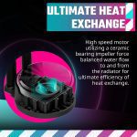 ⁦Cooler Master MasterLiquid PL240 FLUX - CPU Liquid Cooler - DUAL LOOP ARGB PUMP⁩ - الصورة ⁦8⁩