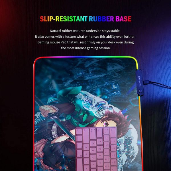 Demon Slayer RGB Gaming Mousepad
