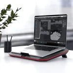 HAVIT HV-F2069 Laptop Cooling Pad with 4 Fans &  Blue LED Light - Up to 17" | Black - Image 6