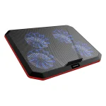 HAVIT HV-F2069 Laptop Cooling Pad with 4 Fans &  Blue LED Light - Up to 17" | Black - Image 8