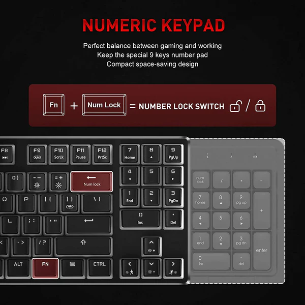 HAVIT KB851L Gaming Mechanical Keyboard 4