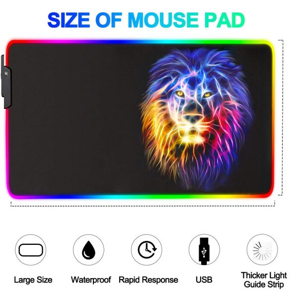 LION RGB Gaming Mousepad 5