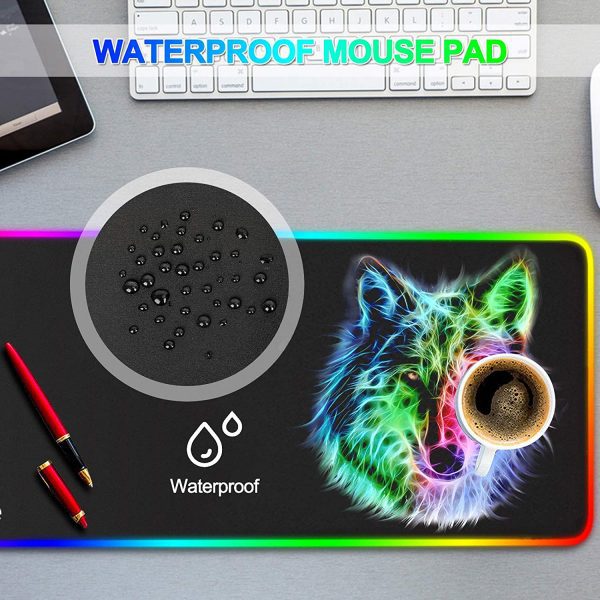 WOLF RGB Gaming Mouse pad 5
