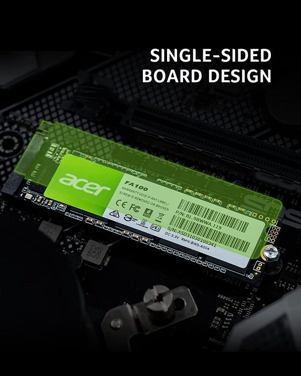 Acer FA100 NVMe PCIe SSD