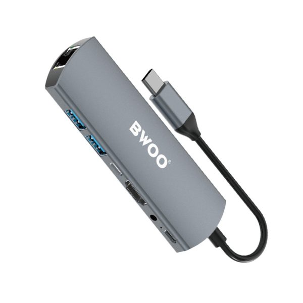 BWOO TA07 USB-C 7 in 1 Adapter Hub