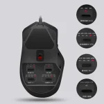 ⁦Bloody X5 PRO RGB Esports Gaming Mouse USB | Black⁩ - الصورة ⁦3⁩