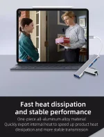 ONTEN 9701 Type-C Hub To 4 port USB HUB