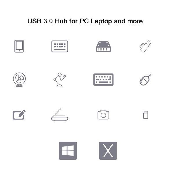 ONTEN OTN 5701 USB 3.0 To 4 Ports HUB 5 scaled