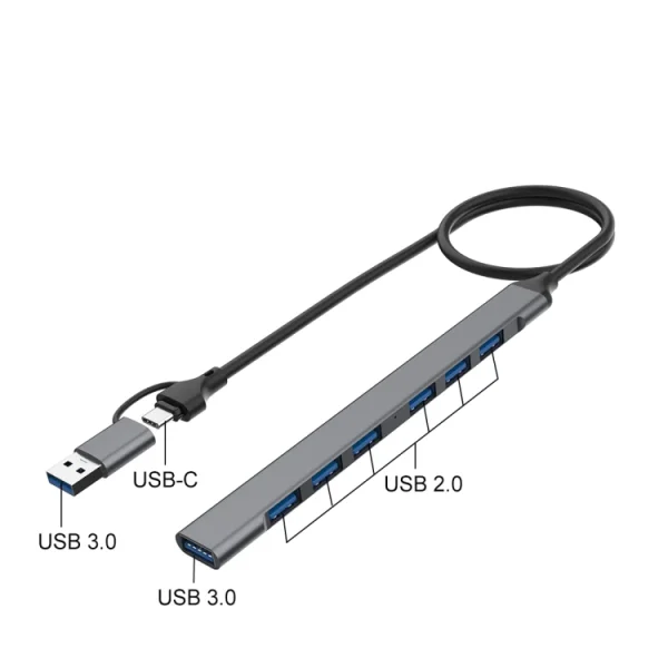 UCA9702 7 Port USB HUB