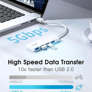 BYEASY 4 Port USB 3.0 Hub