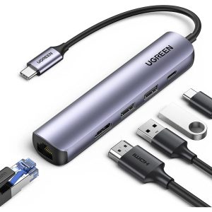 UGREEN Ultra Slim 5-in-1 USB C Hub