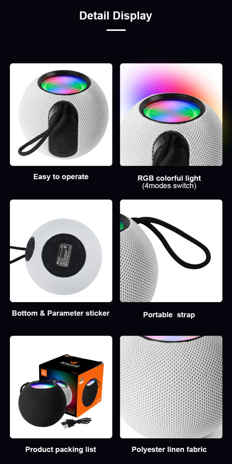 Kisonli G3 Bluetooth Speaker