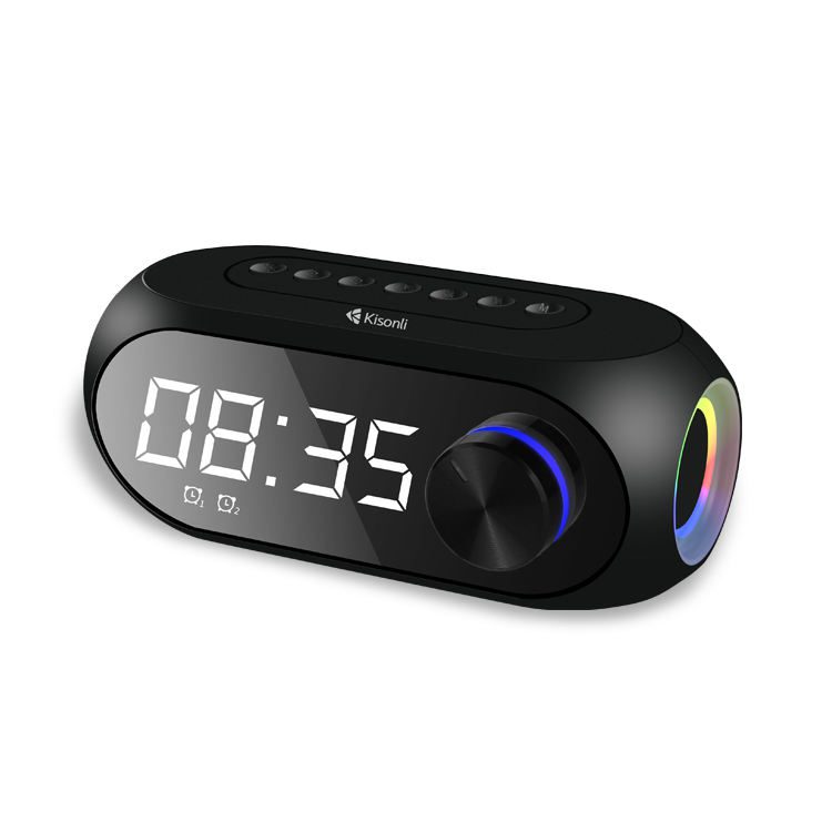 Kisonli LP-2S Bluetooth Speaker Clock (1) Kisonli LP-2S Bluetooth Speaker Clock