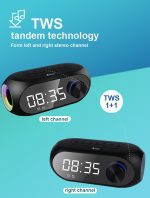 Kisonli LP-2S Bluetooth Speaker Clock