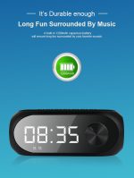 Kisonli LP-2S Bluetooth Speaker Clock