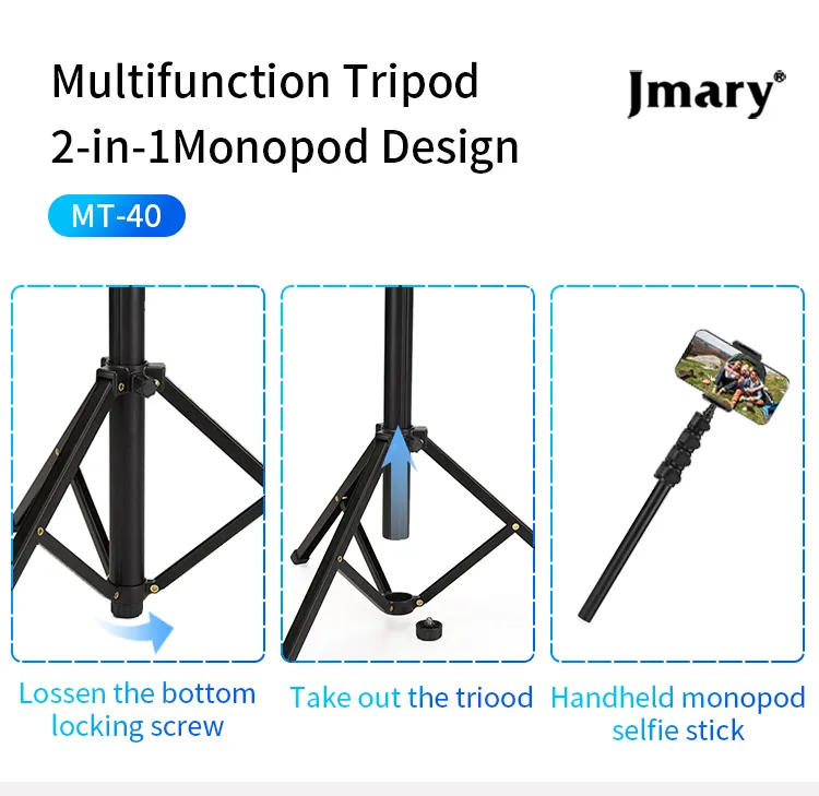 Jmary MT-40 Selfie Stick Tripod