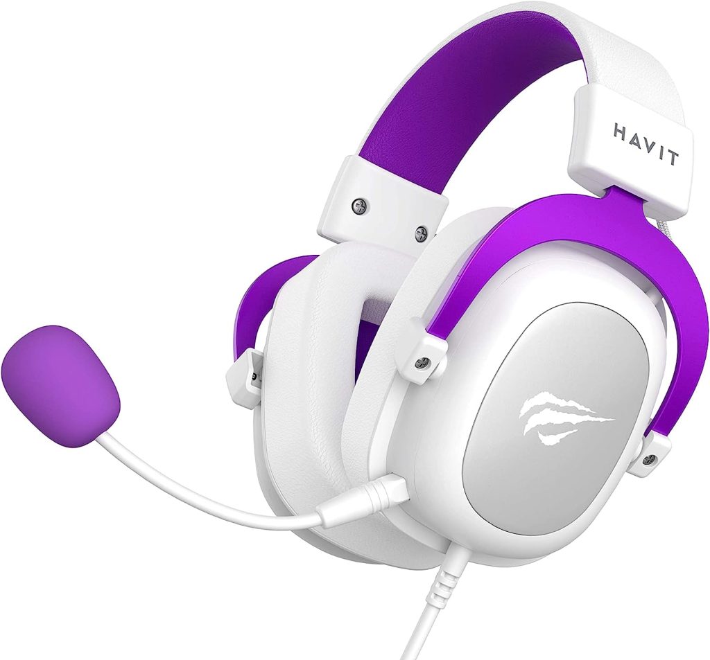 Havit H2002D Gaming Headset Stereo 53mm Drive Purple