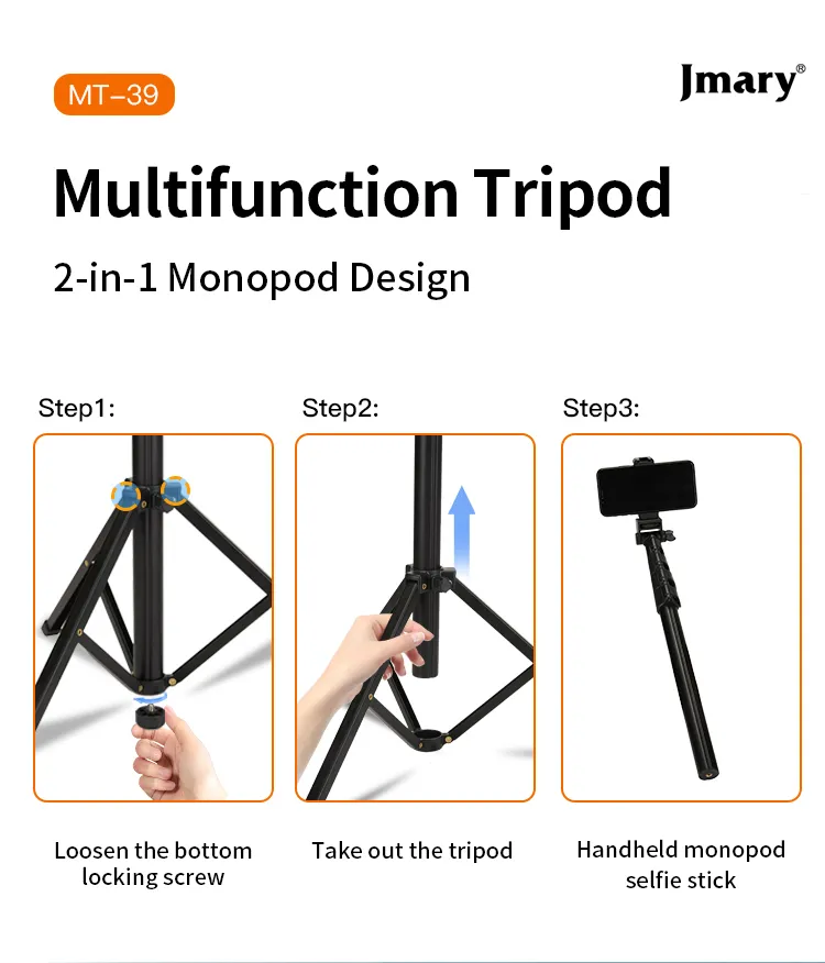 Jmary MT-39 Selfie Stick Tripod